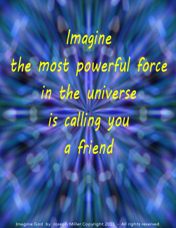imagine god